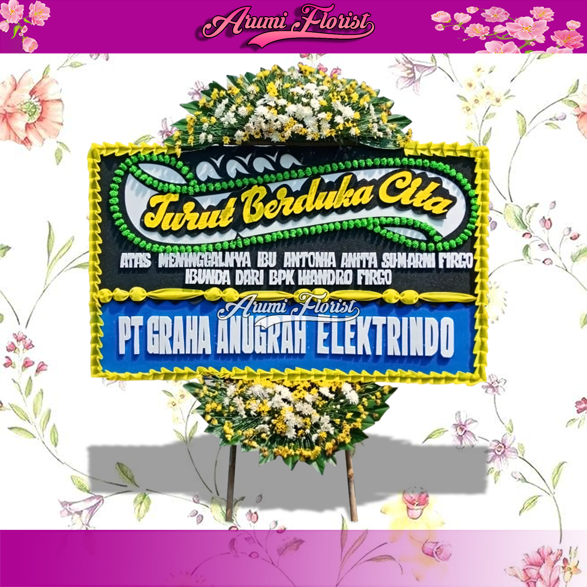Bunga Papan Duka Cita 01