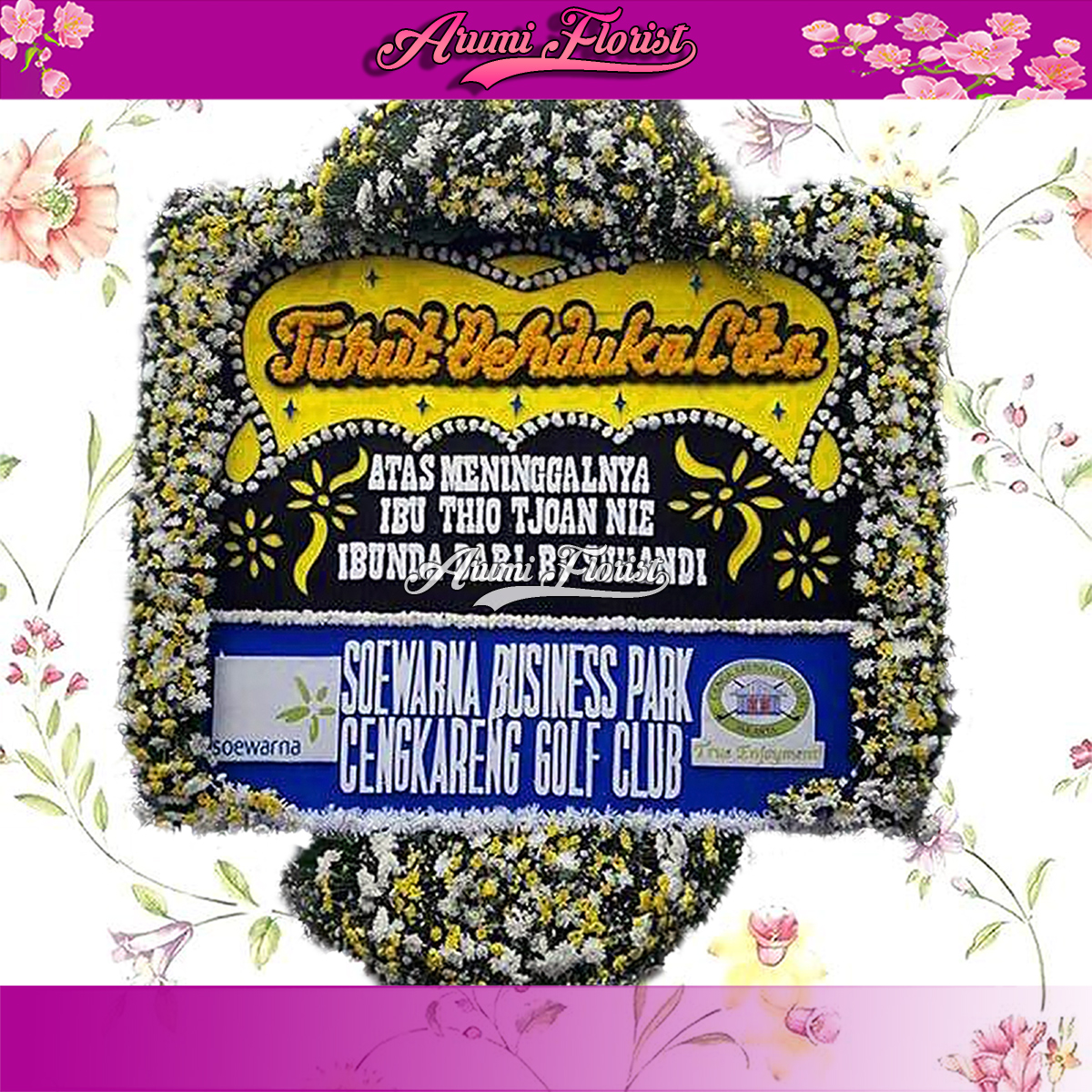 Bunga Papan Duka Cita 14