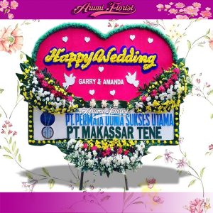 Bunga Papan Wedding Murah