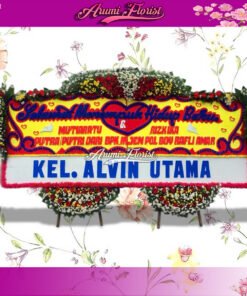 Bunga Papan Happy Wedding 28