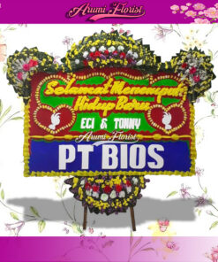 Bunga Papan Happy Wedding 07