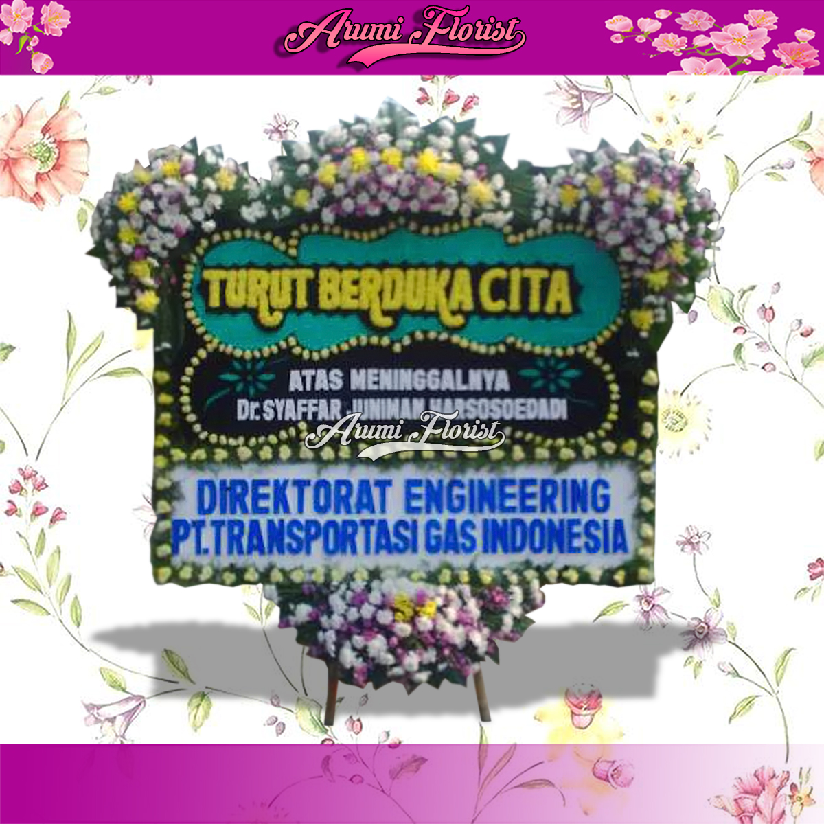 Bunga Papan Duka Cita 09